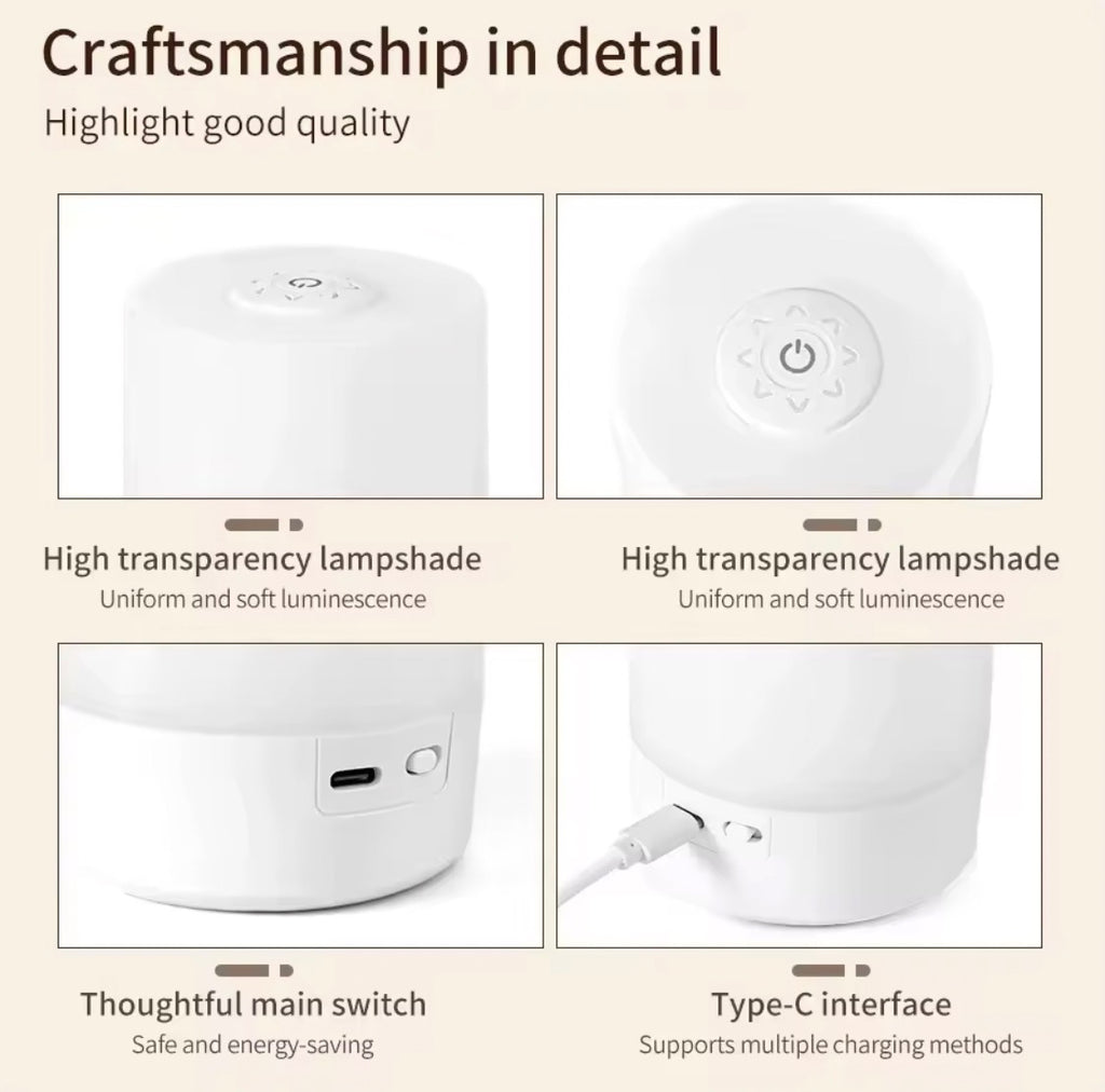 MondoBravo Lampada Touch Ricaricabile — Muoviti di Notte Senza Svegliare Nessuno